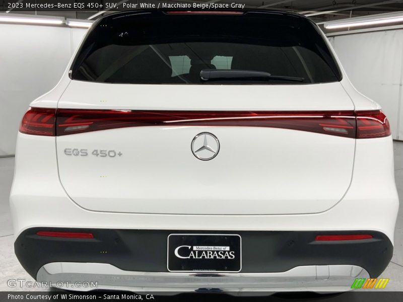 Polar White / Macchiato Beige/Space Gray 2023 Mercedes-Benz EQS 450+ SUV