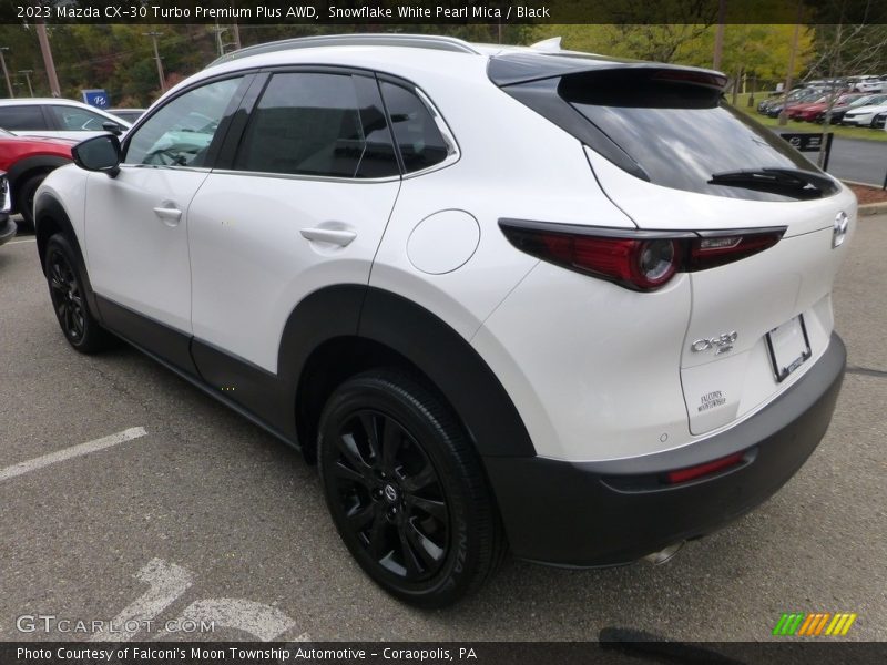 Snowflake White Pearl Mica / Black 2023 Mazda CX-30 Turbo Premium Plus AWD