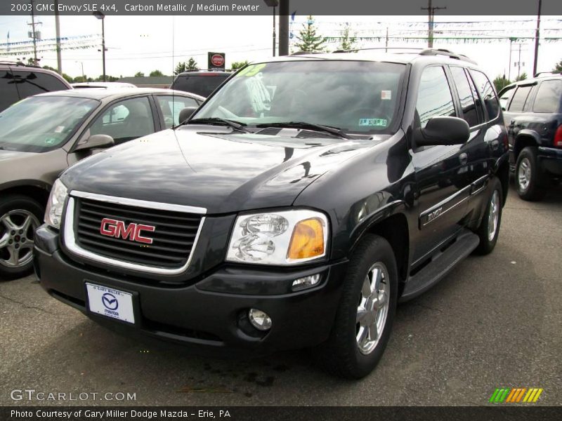 Carbon Metallic / Medium Pewter 2003 GMC Envoy SLE 4x4