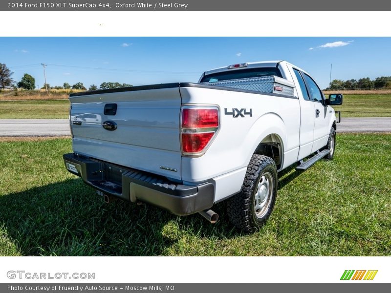 Oxford White / Steel Grey 2014 Ford F150 XLT SuperCab 4x4
