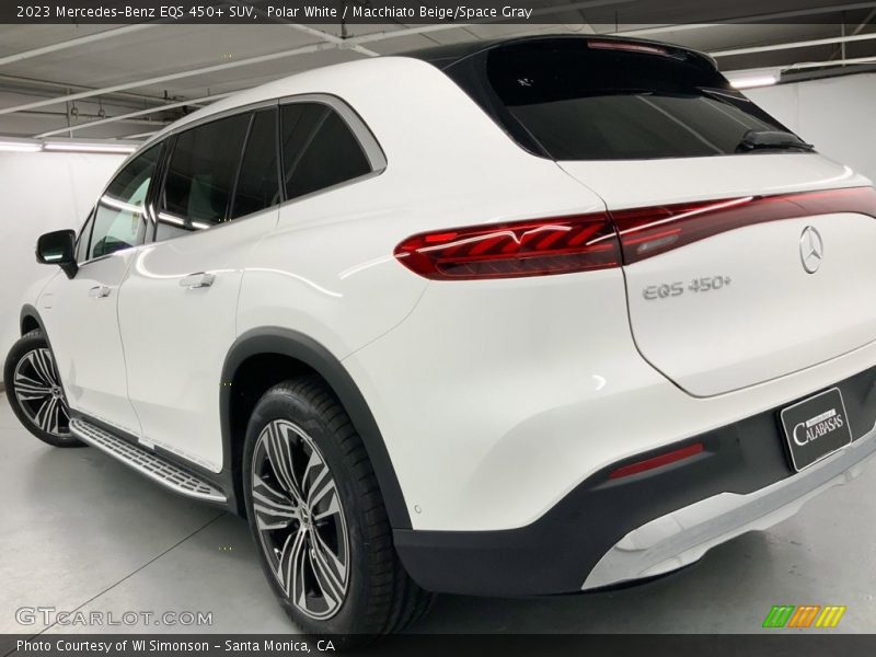 Polar White / Macchiato Beige/Space Gray 2023 Mercedes-Benz EQS 450+ SUV