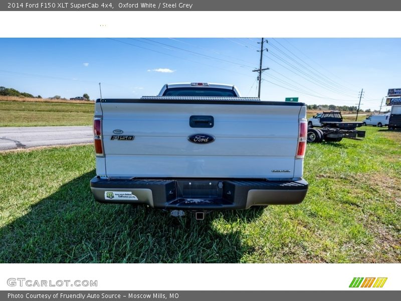 Oxford White / Steel Grey 2014 Ford F150 XLT SuperCab 4x4