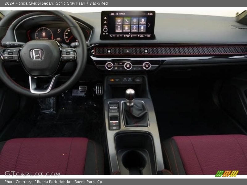 Dashboard of 2024 Civic Si Sedan