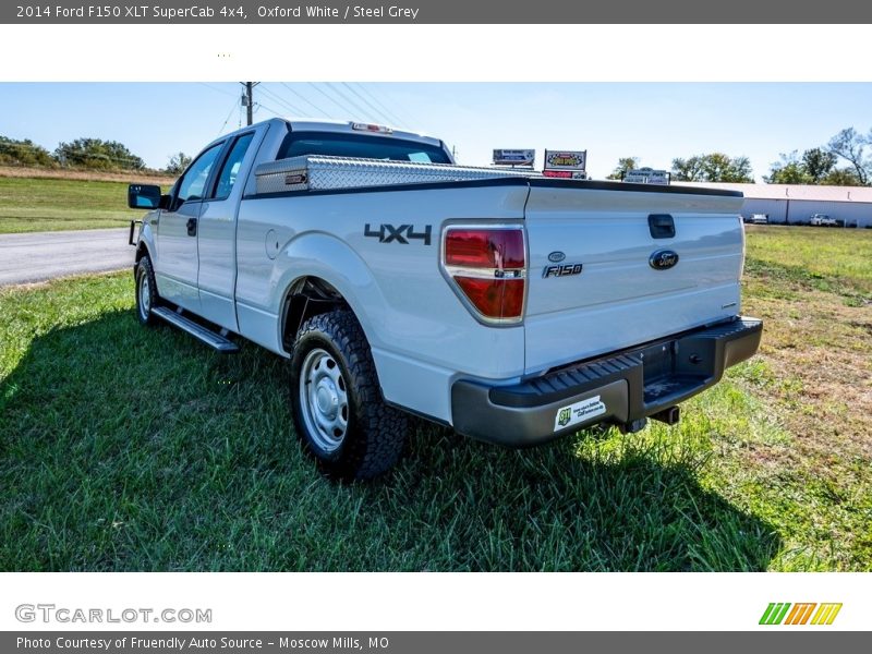 Oxford White / Steel Grey 2014 Ford F150 XLT SuperCab 4x4