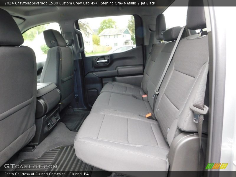 Rear Seat of 2024 Silverado 1500 Custom Crew Cab 4x4