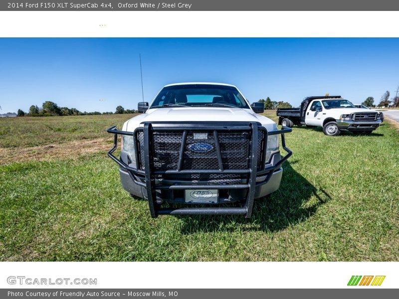 Oxford White / Steel Grey 2014 Ford F150 XLT SuperCab 4x4