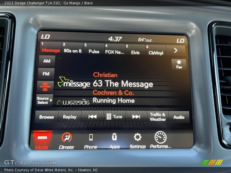 Audio System of 2023 Challenger T/A 392