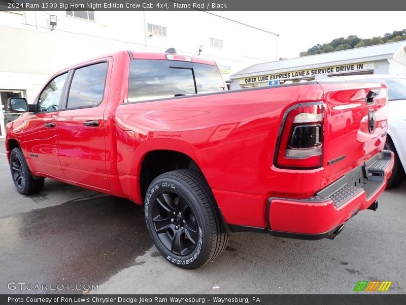 Flame Red / Black 2024 Ram 1500 Big Horn Night Edition Crew Cab 4x4