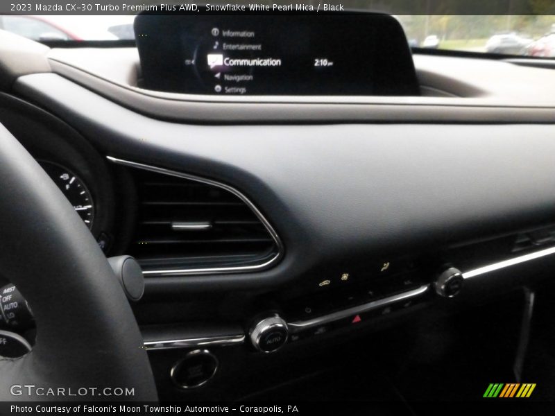 Snowflake White Pearl Mica / Black 2023 Mazda CX-30 Turbo Premium Plus AWD