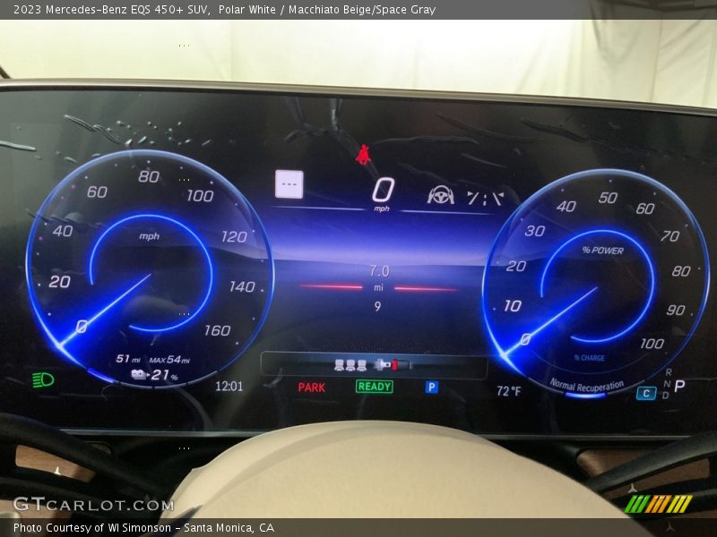  2023 EQS 450+ SUV 450+ SUV Gauges