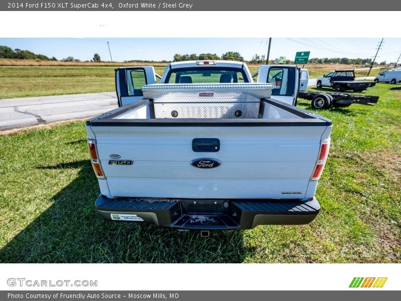 Oxford White / Steel Grey 2014 Ford F150 XLT SuperCab 4x4