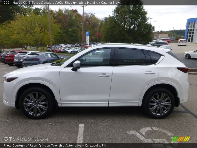  2024 CX-5 Turbo Signature AWD Rhodium White Metallic