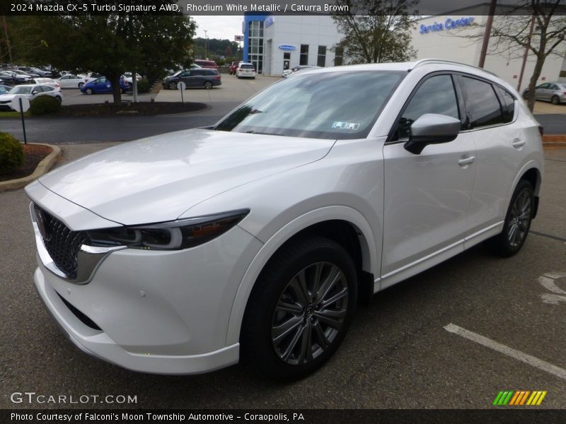 Front 3/4 View of 2024 CX-5 Turbo Signature AWD