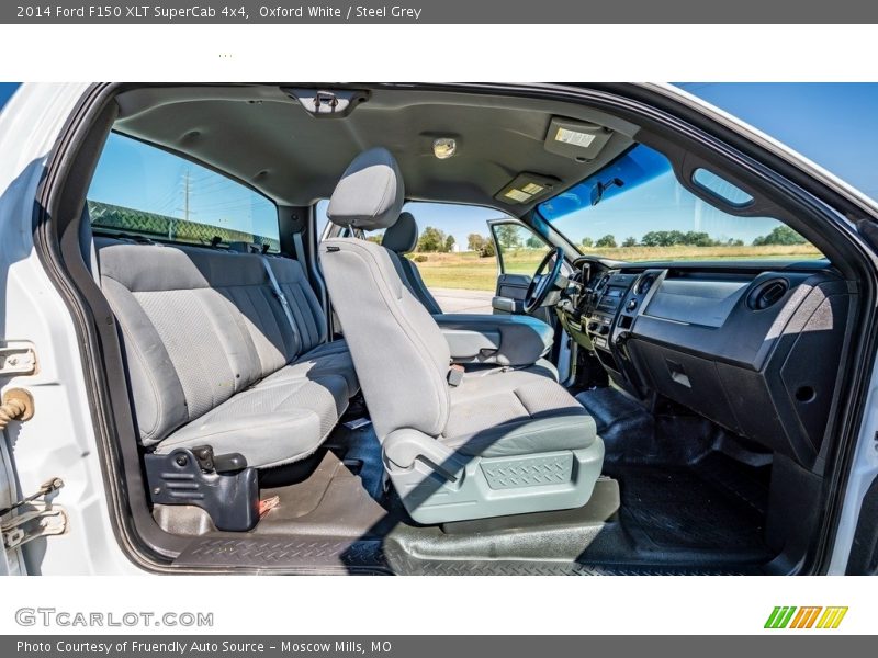 Oxford White / Steel Grey 2014 Ford F150 XLT SuperCab 4x4