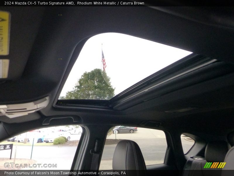 Sunroof of 2024 CX-5 Turbo Signature AWD