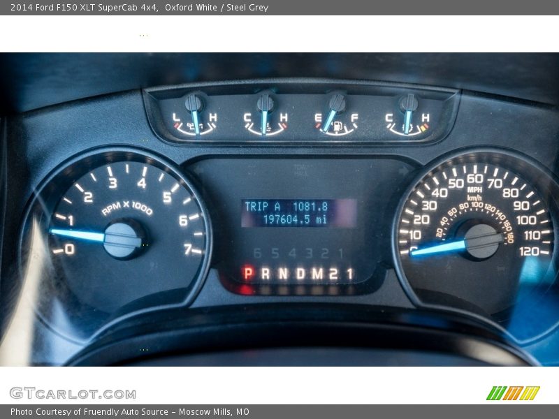 Oxford White / Steel Grey 2014 Ford F150 XLT SuperCab 4x4