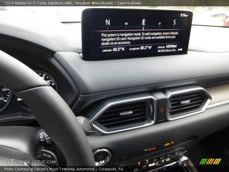 Controls of 2024 CX-5 Turbo Signature AWD