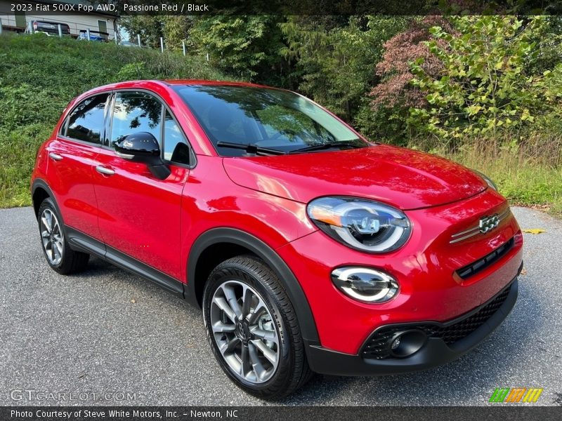 Front 3/4 View of 2023 500X Pop AWD