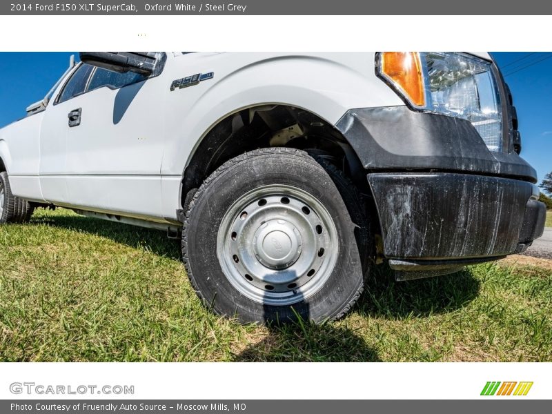 Oxford White / Steel Grey 2014 Ford F150 XLT SuperCab