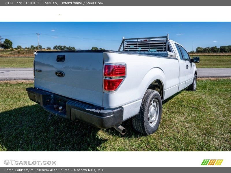 Oxford White / Steel Grey 2014 Ford F150 XLT SuperCab