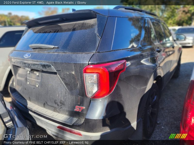 Agate Black Metallic / Ebony 2020 Ford Explorer ST 4WD