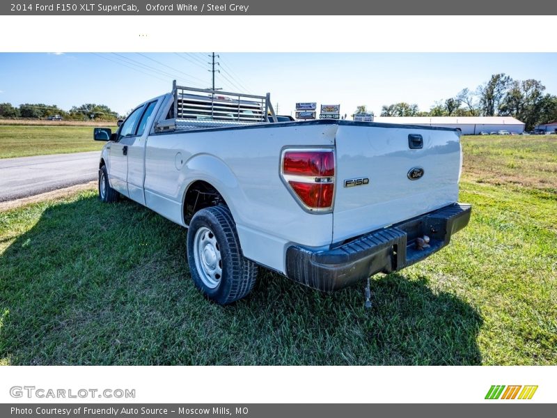 Oxford White / Steel Grey 2014 Ford F150 XLT SuperCab