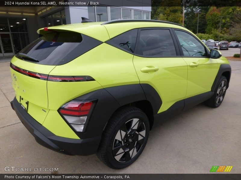 Neoteric Yellow / Black 2024 Hyundai Kona SEL AWD