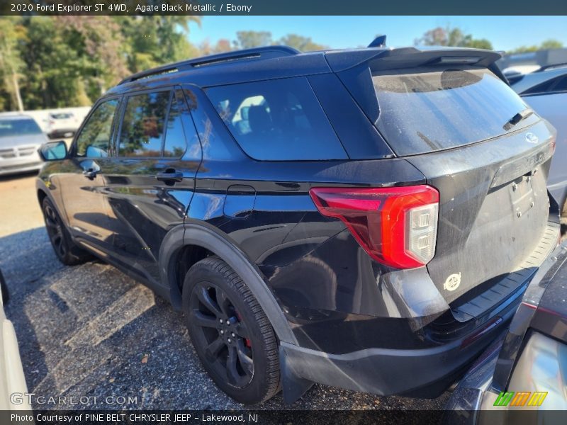 Agate Black Metallic / Ebony 2020 Ford Explorer ST 4WD