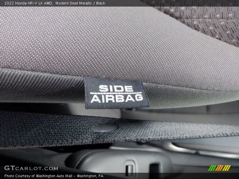 Modern Steel Metallic / Black 2022 Honda HR-V LX AWD