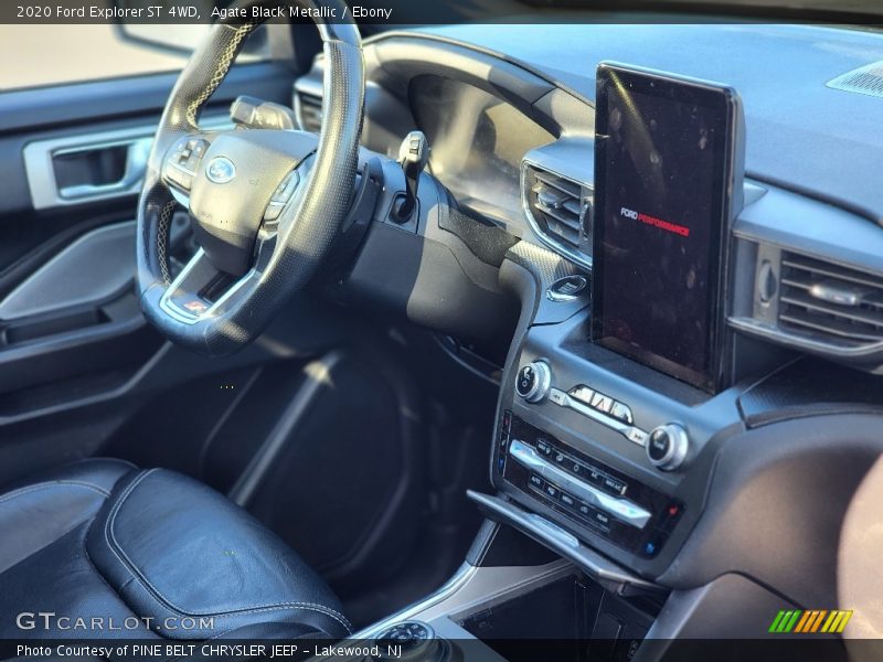 Agate Black Metallic / Ebony 2020 Ford Explorer ST 4WD