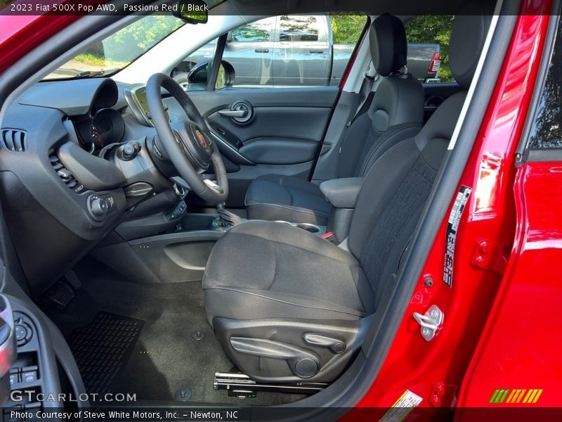  2023 500X Pop AWD Black Interior