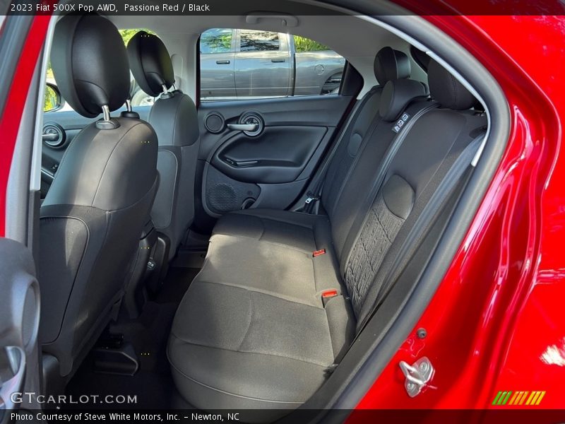 Rear Seat of 2023 500X Pop AWD
