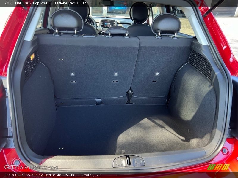  2023 500X Pop AWD Trunk