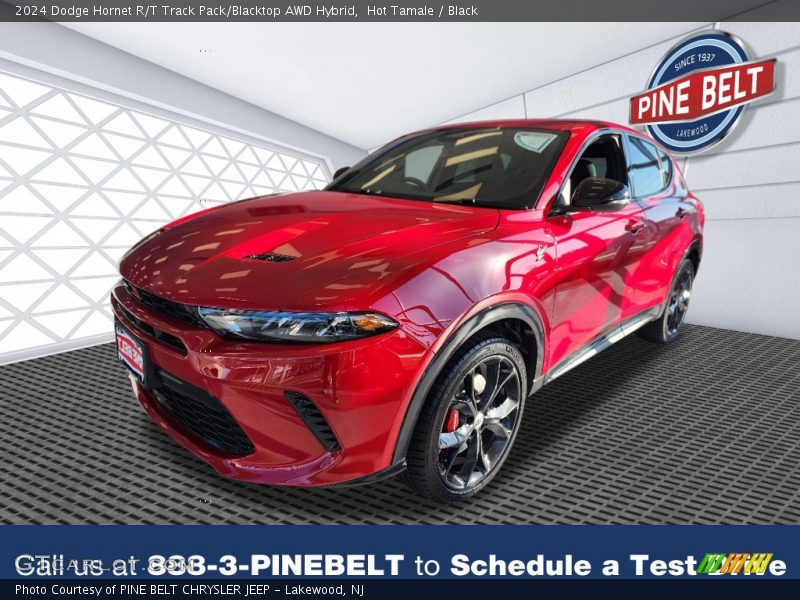 Hot Tamale / Black 2024 Dodge Hornet R/T Track Pack/Blacktop AWD Hybrid
