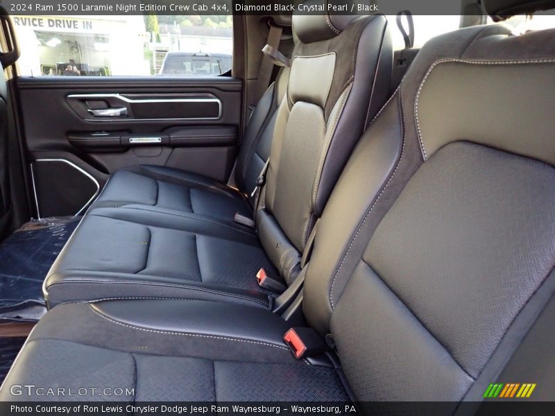 Diamond Black Crystal Pearl / Black 2024 Ram 1500 Laramie Night Edition Crew Cab 4x4