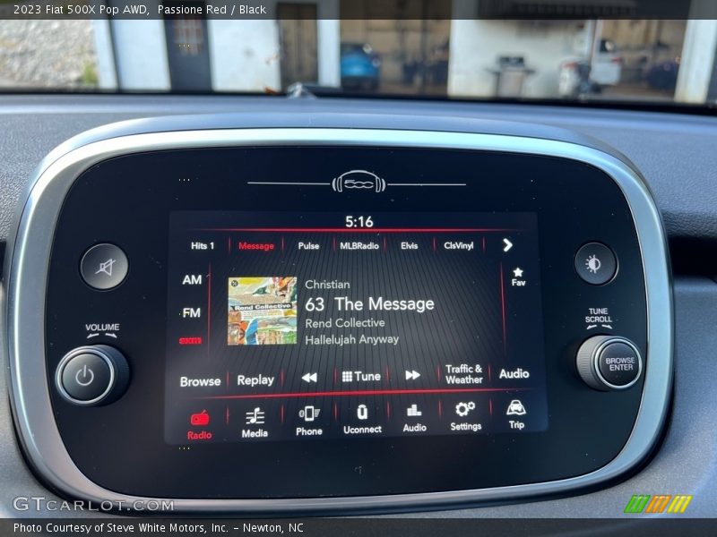 Controls of 2023 500X Pop AWD