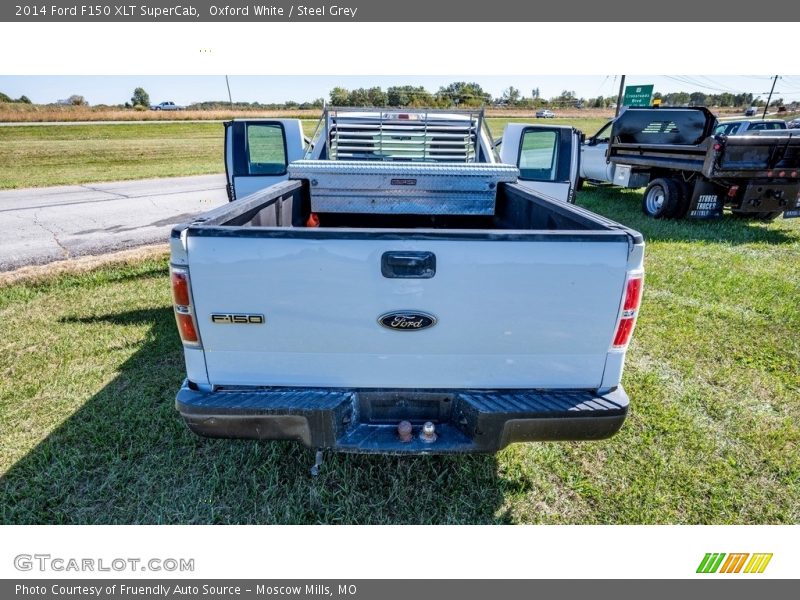 Oxford White / Steel Grey 2014 Ford F150 XLT SuperCab