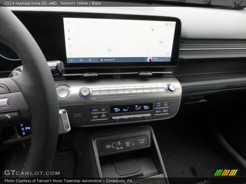 Controls of 2024 Kona SEL AWD