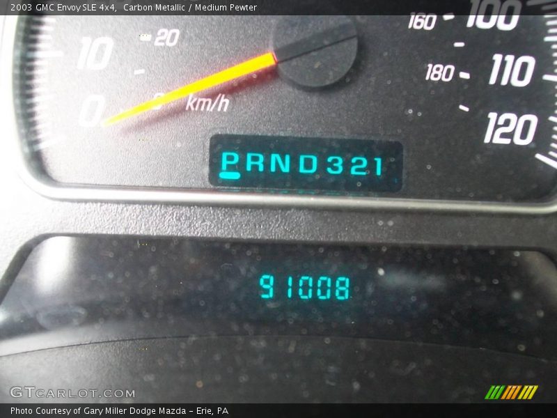 Carbon Metallic / Medium Pewter 2003 GMC Envoy SLE 4x4