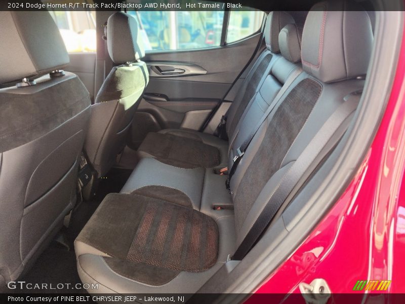 Rear Seat of 2024 Hornet R/T Track Pack/Blacktop AWD Hybrid