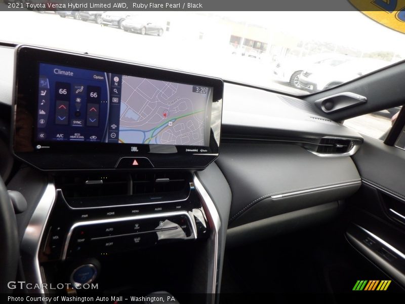 Ruby Flare Pearl / Black 2021 Toyota Venza Hybrid Limited AWD