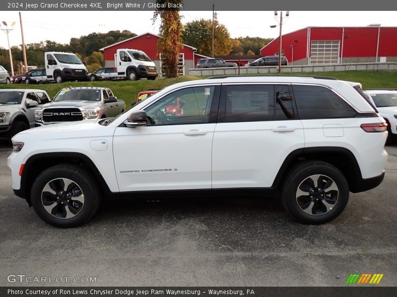Bright White / Global Black 2024 Jeep Grand Cherokee 4XE