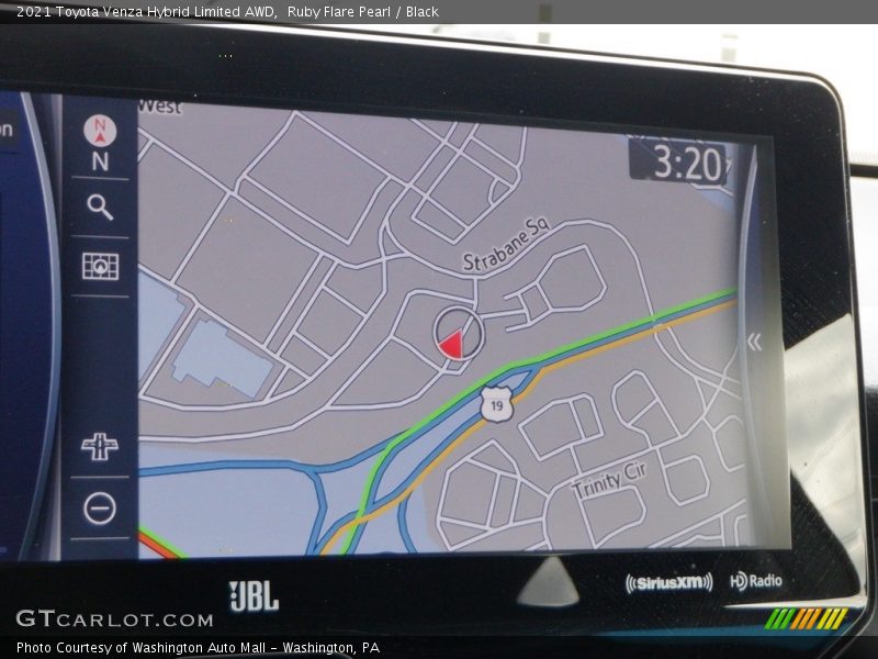 Ruby Flare Pearl / Black 2021 Toyota Venza Hybrid Limited AWD