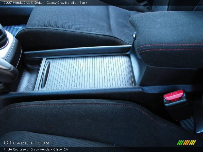 Galaxy Gray Metallic / Black 2007 Honda Civic Si Sedan