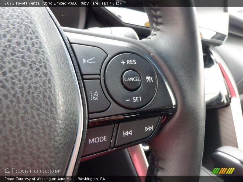 Ruby Flare Pearl / Black 2021 Toyota Venza Hybrid Limited AWD