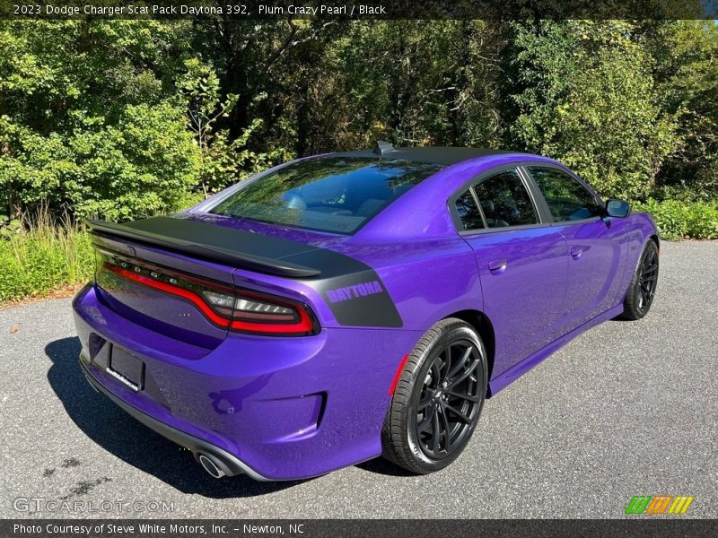 Plum Crazy Pearl / Black 2023 Dodge Charger Scat Pack Daytona 392