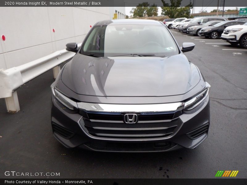 Modern Steel Metallic / Black 2020 Honda Insight EX