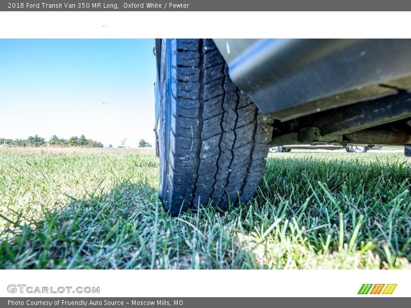 Oxford White / Pewter 2018 Ford Transit Van 350 MR Long