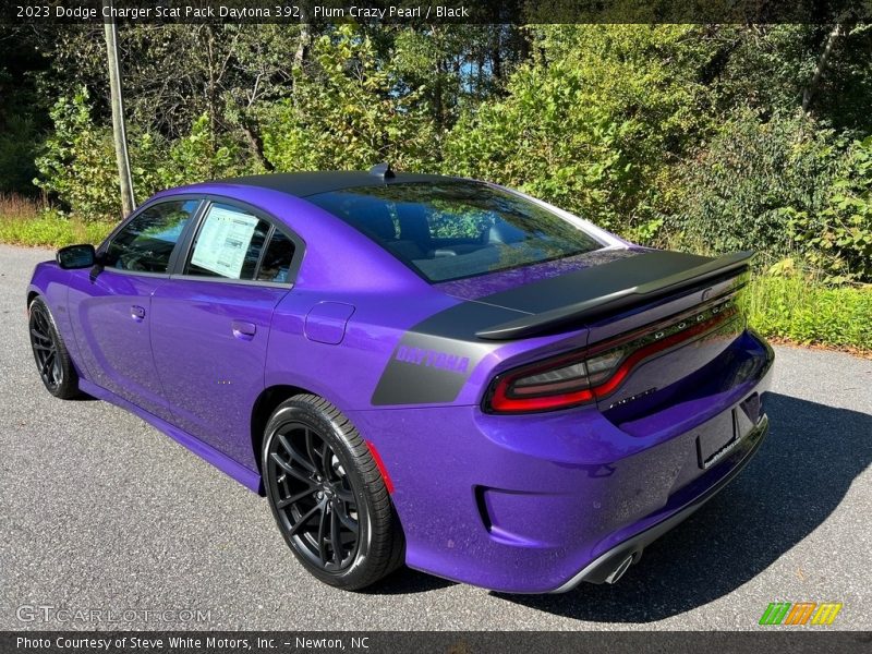 Plum Crazy Pearl / Black 2023 Dodge Charger Scat Pack Daytona 392