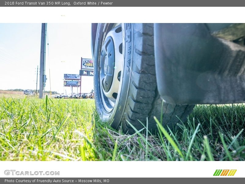 Oxford White / Pewter 2018 Ford Transit Van 350 MR Long